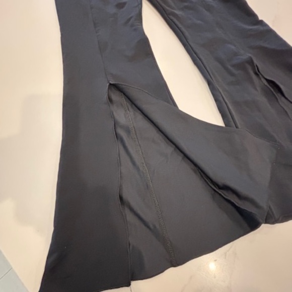 Girls Dance Flare Leg / Open Bottom Pants / Jazz - Picture 3 of 4